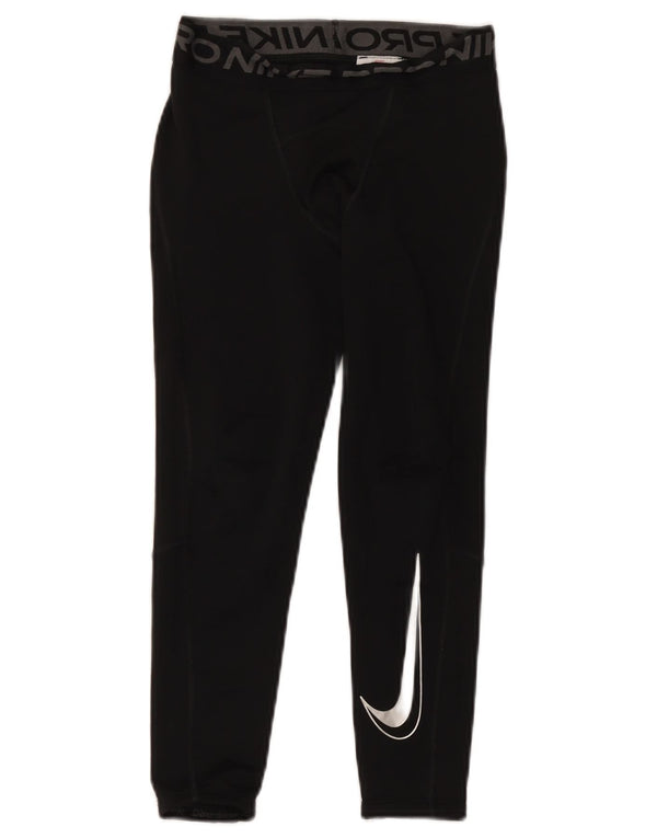 Nike drenge Dri Fit grafiske leggings 8-9 år lille sort polyester