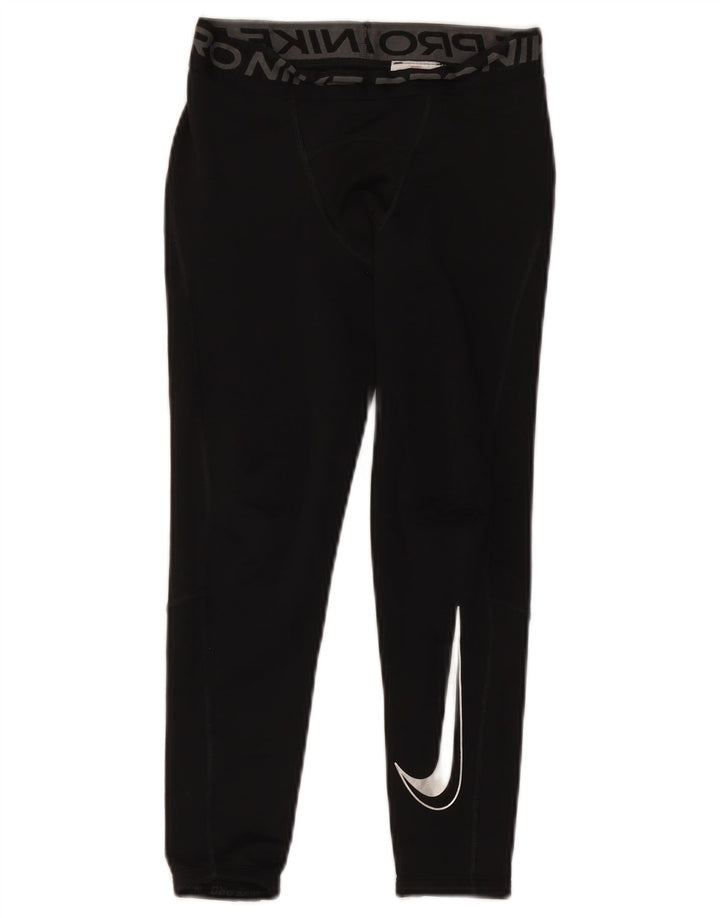 Nike drenge Dri Fit grafiske leggings 8-9 år lille sort polyester