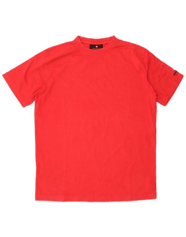 Murphy & Nye Herre Grafisk T-Shirt Top 2XL Rød Bomuld