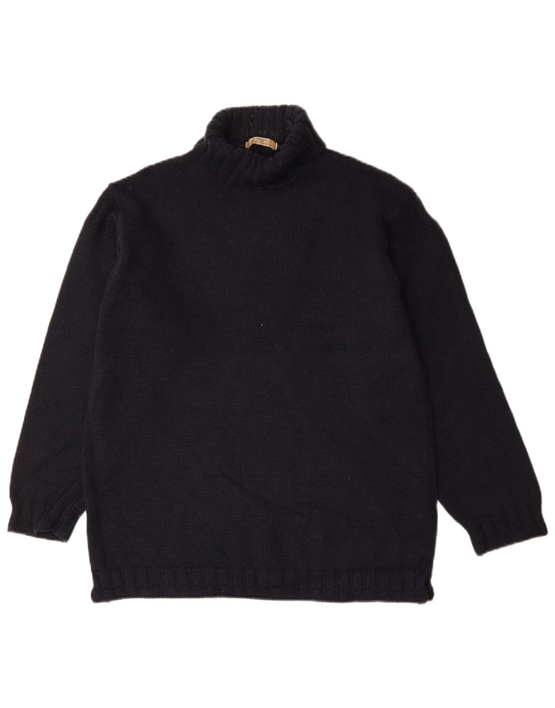 Marks & Spencer Herre rullehals sweater Medium marineblå uld
