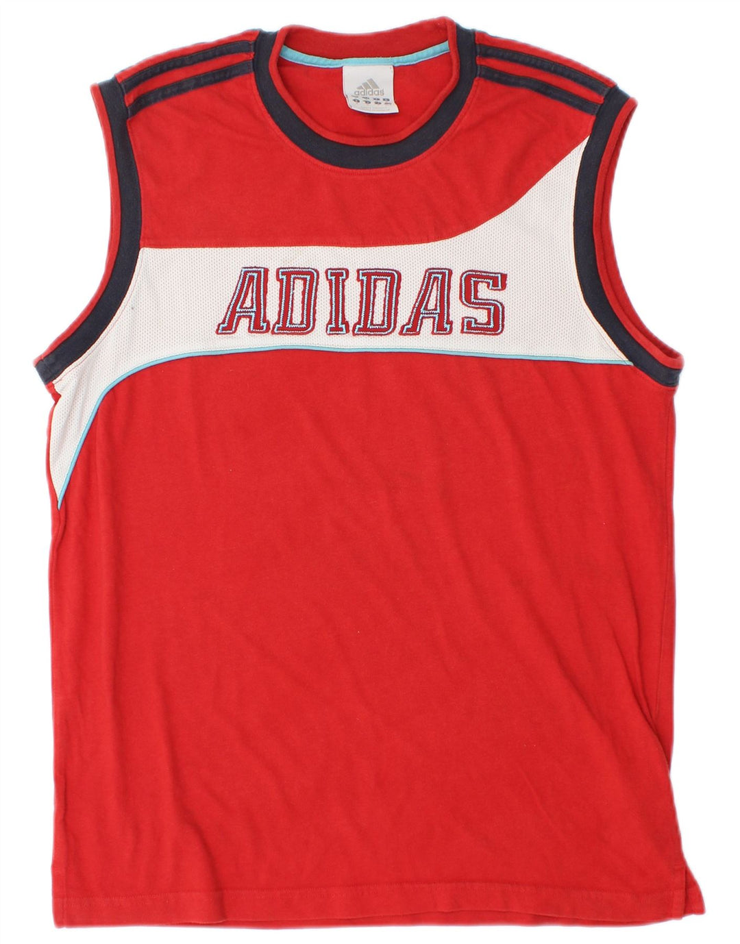 Adidas Herre Grafisk Vest Top Medium Rød Bomuld