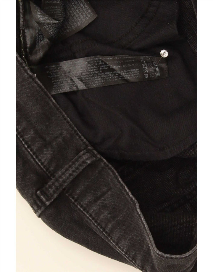 Zara Herre Cargo Denim Shorts EU 42 Large W32 Grå Bomuld