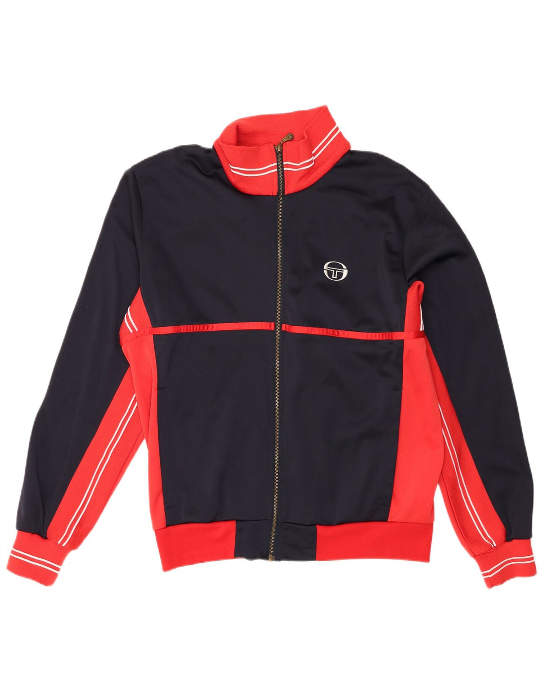 Sergio Tacchini Herre træningsdragt Top jakke 2XL Navy Blue Colourblock