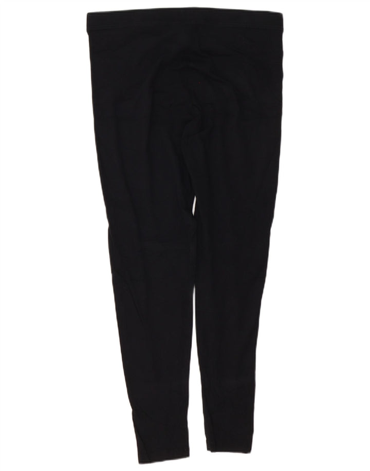 MARKS & SPENCER Leggings til kvinder UK 14 Stor sort bomuld