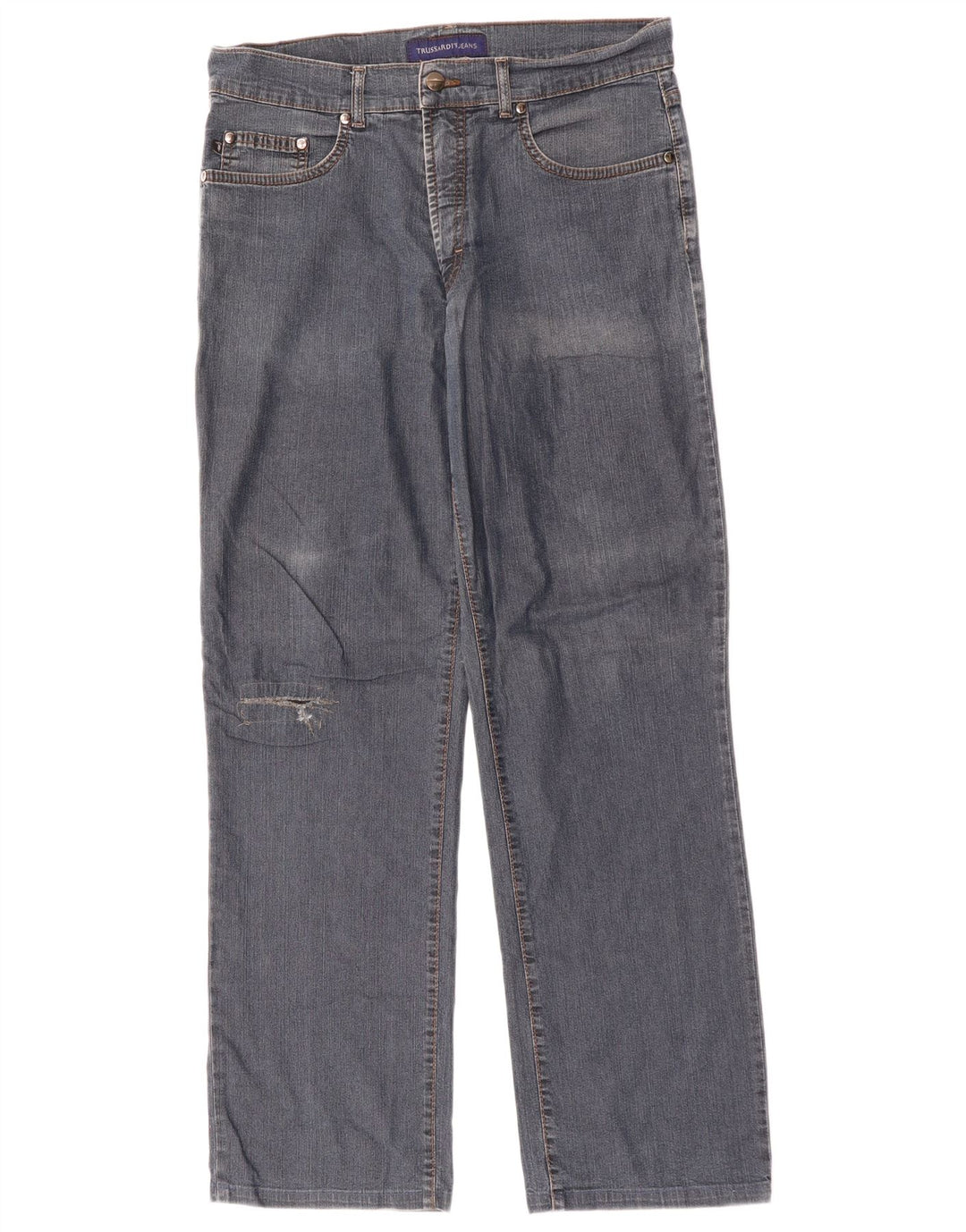 Trussardi Herre Straight Jeans IT 49 Medium W33 L30 Blå Bomuld
