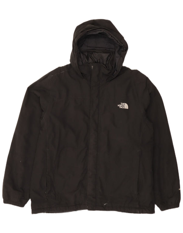 The North Face Herre Hooded Windbreaker Jacket UK 40 Large Black Polyester