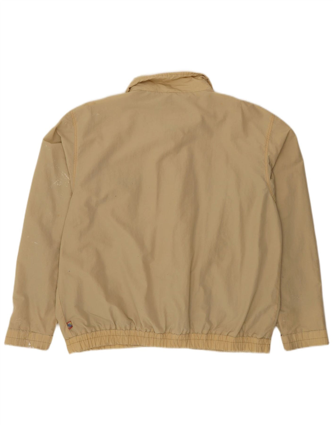 Slam Herre Bomber Jacket UK 40 Stor Beige Nylon