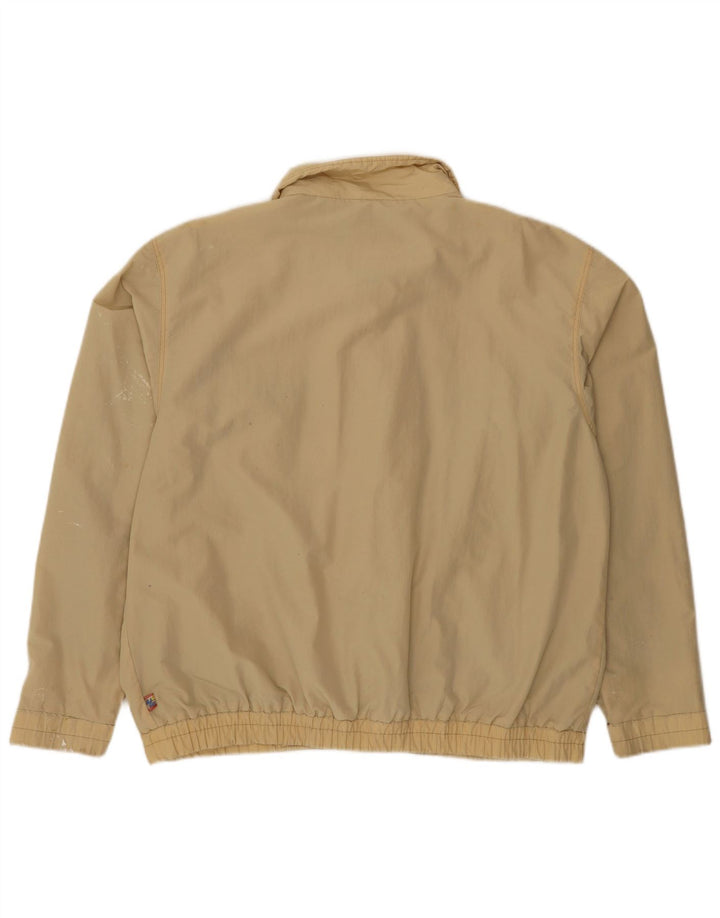 Slam Herre Bomber Jacket UK 40 Stor Beige Nylon