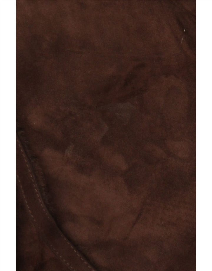 Mabrun Dame Shearling Coat IT 46 Large Brown Shearling