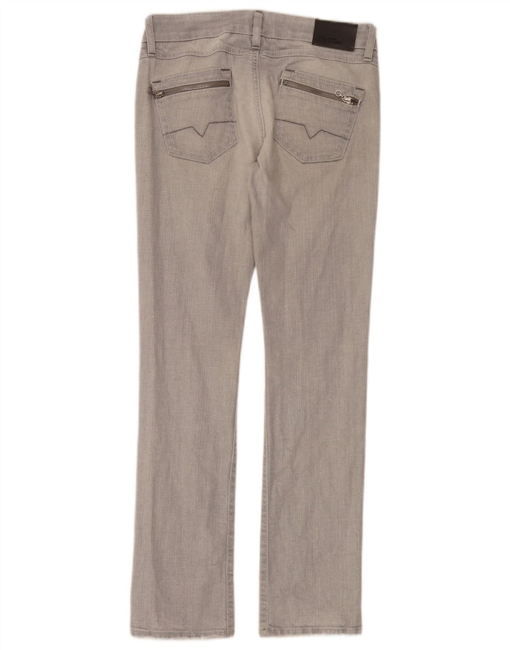 Hugo Boss Dame Slim Jeans W28 L32 Grå Bomuld