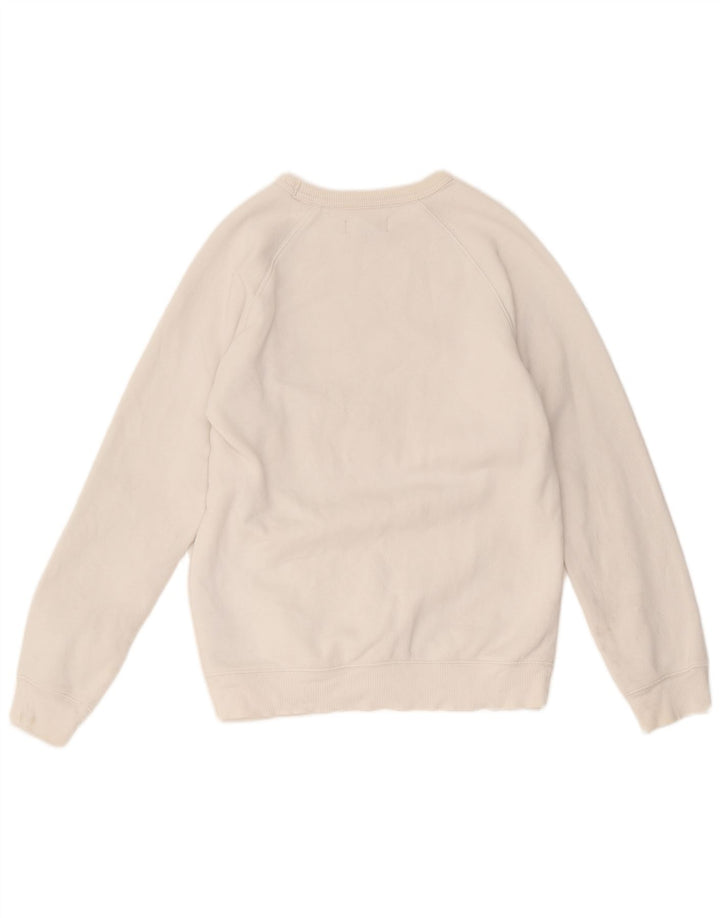 Adidas grafisk sweatshirt til mænd, lille hvid bomuld