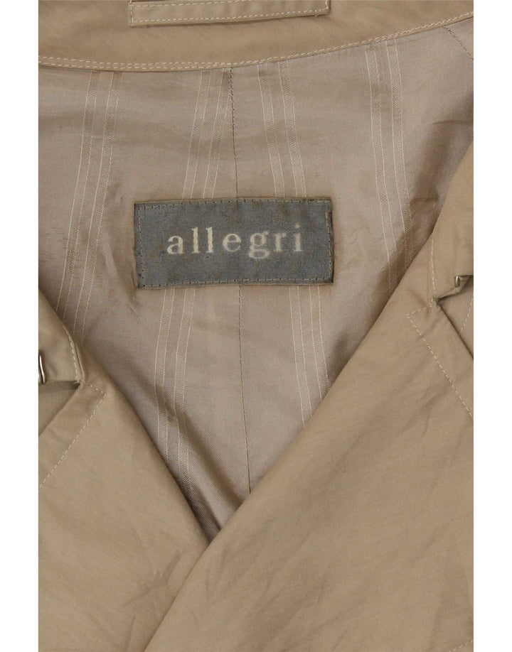 Allegri Herre Trench Coat IT 50 Stor Beige Bomuld