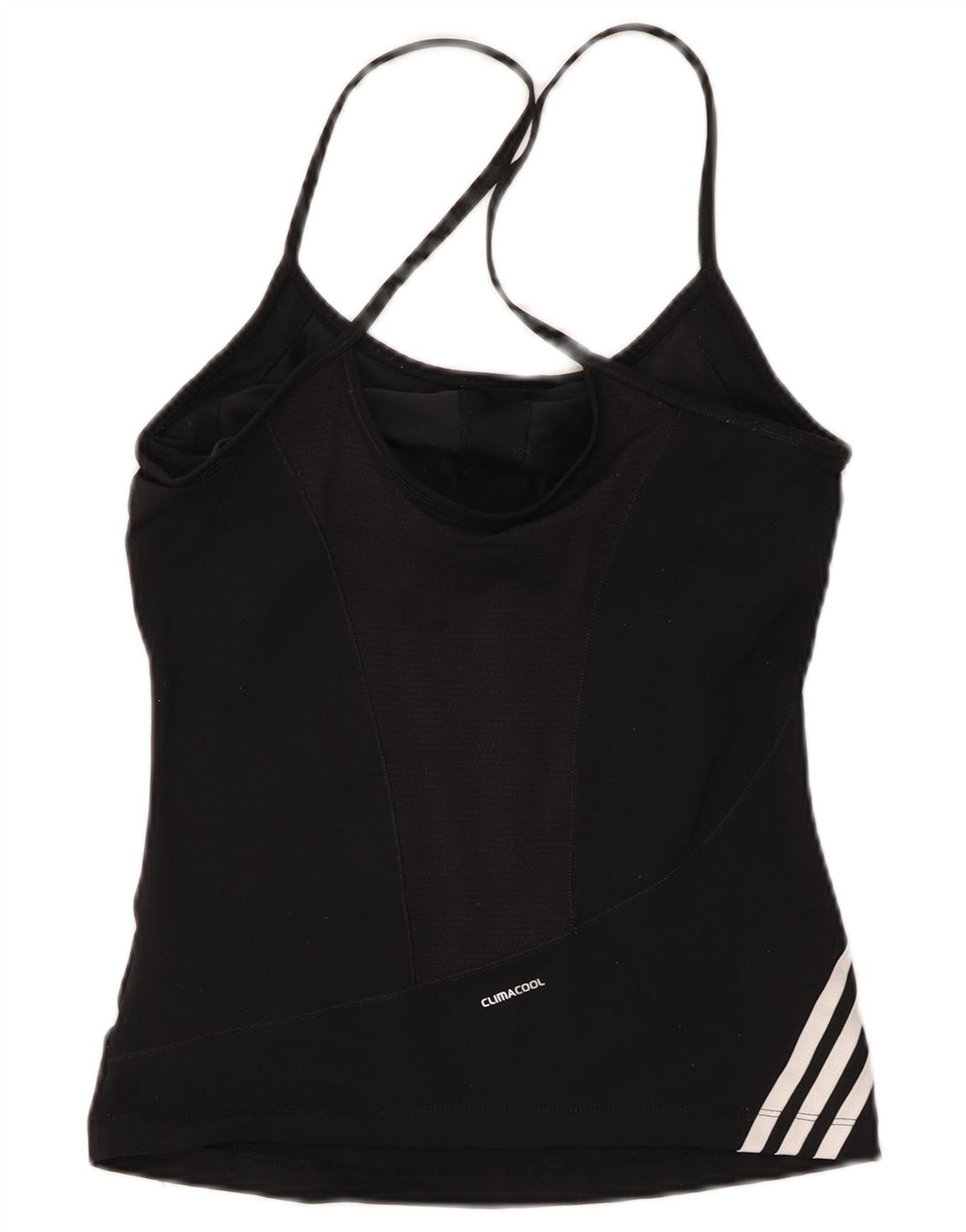 ADIDAS Dame Climacool Cami Top UK 8 Small Black Nylon