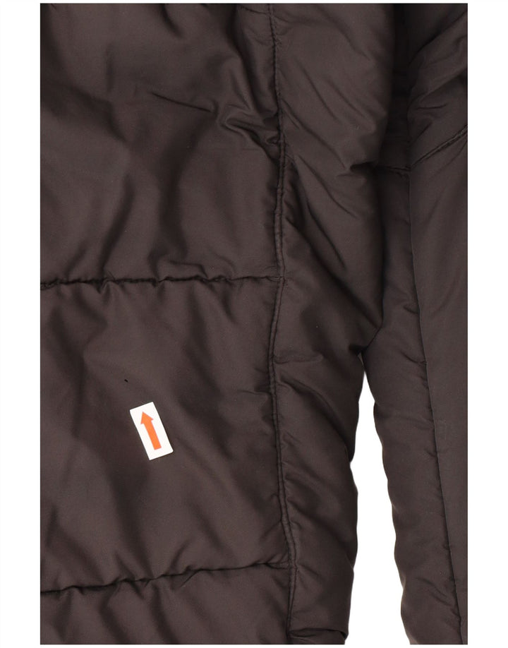 Jack Wolfskin Dame Hætte Polstret Frakke UK 18 XL Grå Polyester