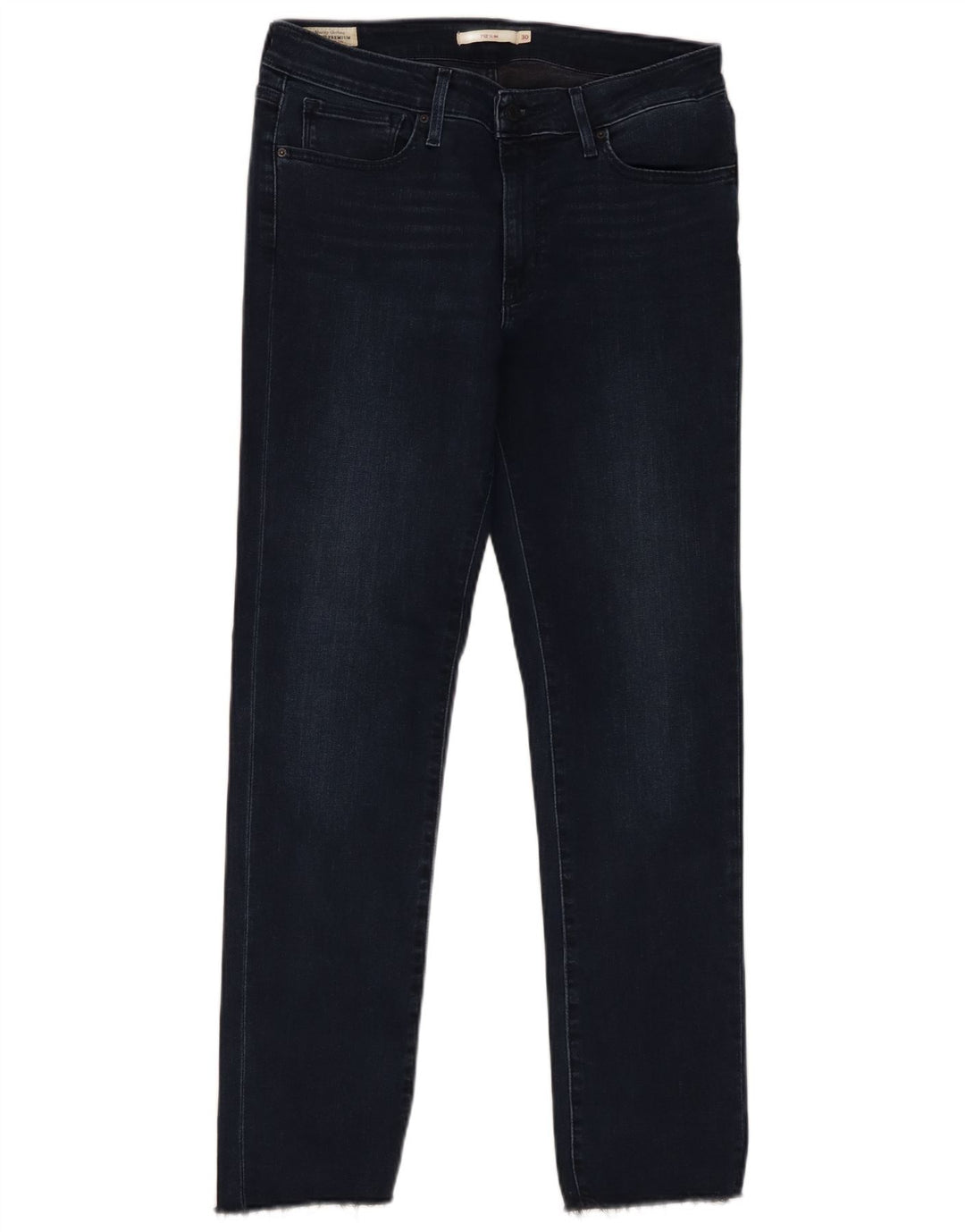 Levi's Dame 712 Slim Jeans W30 L29 Marineblå Bomuld