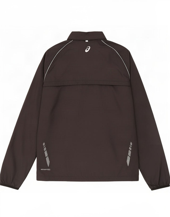 Asics træningsdragt topjakke til kvinder UK 14 Medium Sort Colourblock Polyester