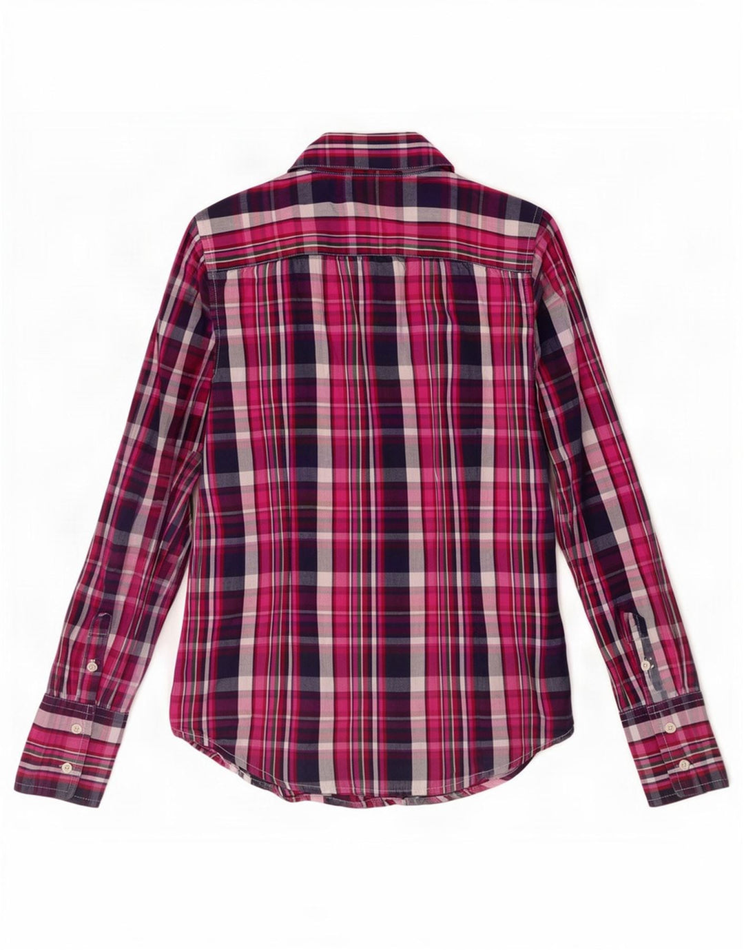 Tommy Hilfiger Dameskjorte UK 10 Small Pink Ternet Bomuld