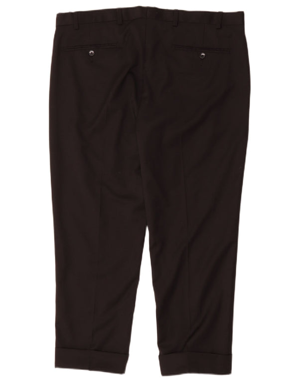 Marks & Spencer Herre Autograph Lige jakkesæt bukser W36 L26 sort uld