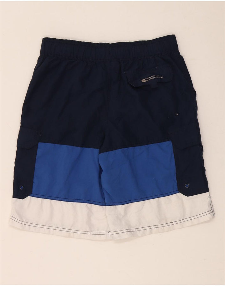 Mountain Warehouse Badeshorts til mænd XS Marineblå Colourblock Polyester