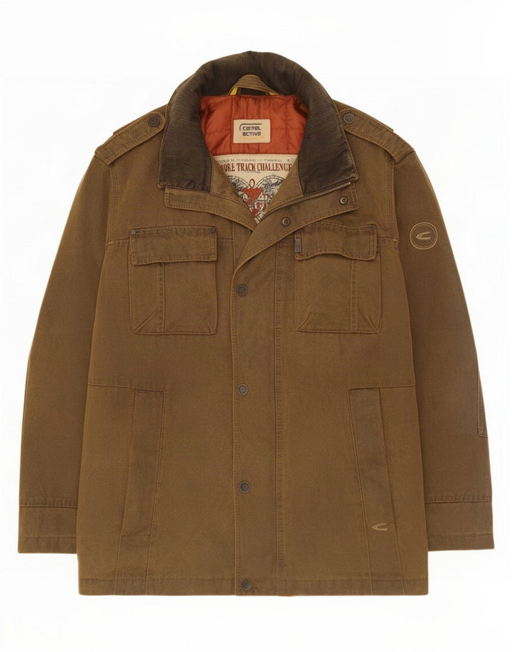Camel Active Herre Military Jacket IT 52 XL Brun Bomuld