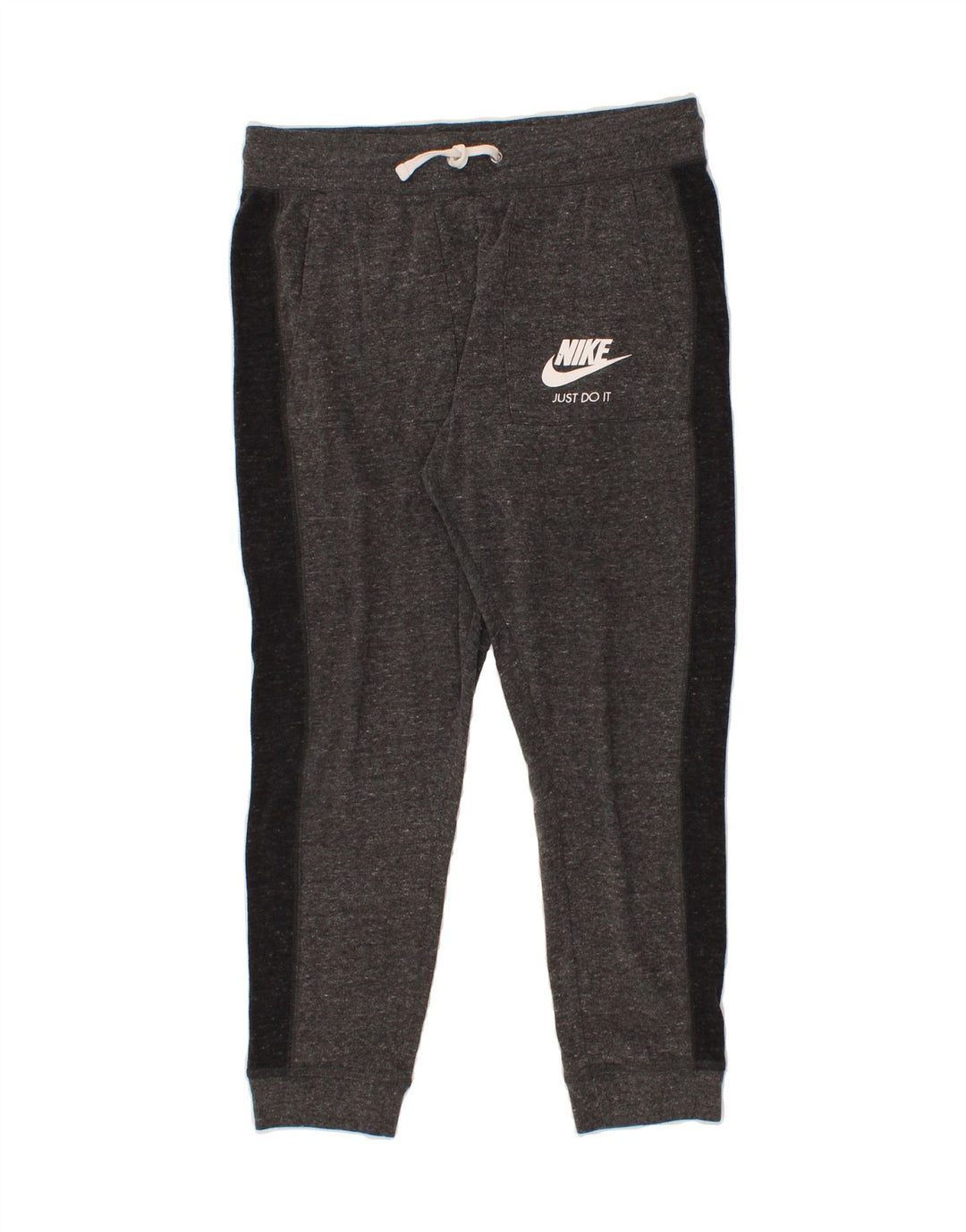 NIKE Womens Tracksuit Trousers Joggers UK 14 Medium Grey Colourblock Vintage Nike and Second-Hand Nike from Messina Hembry 