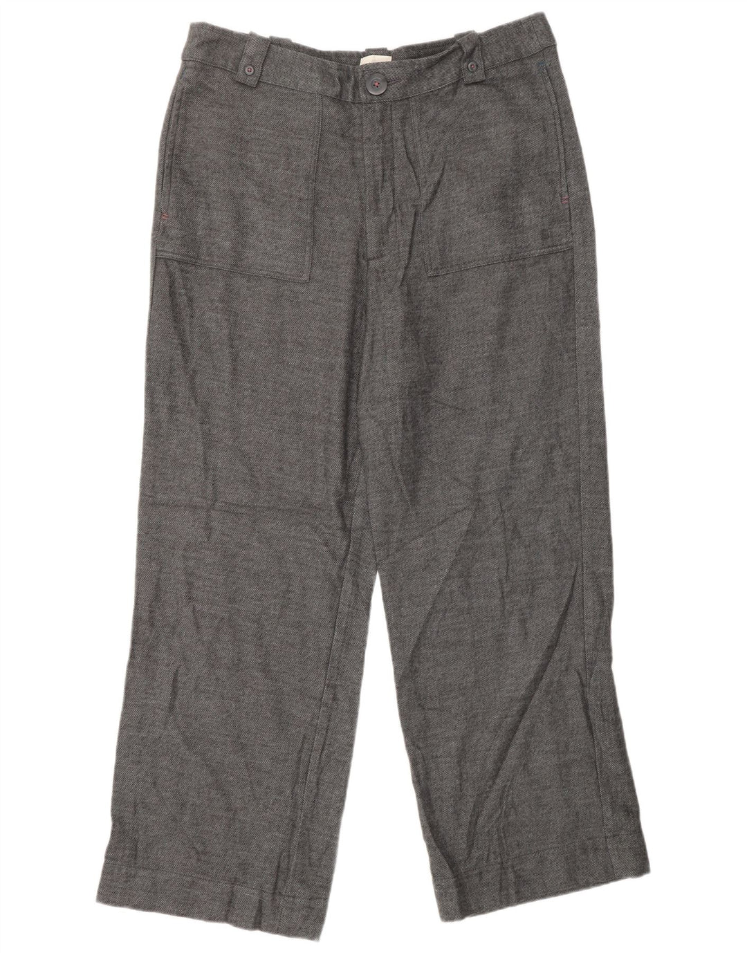 WHITE STUFF Womens Straight Casual Trousers UK 16 Large W34 L29 Grey