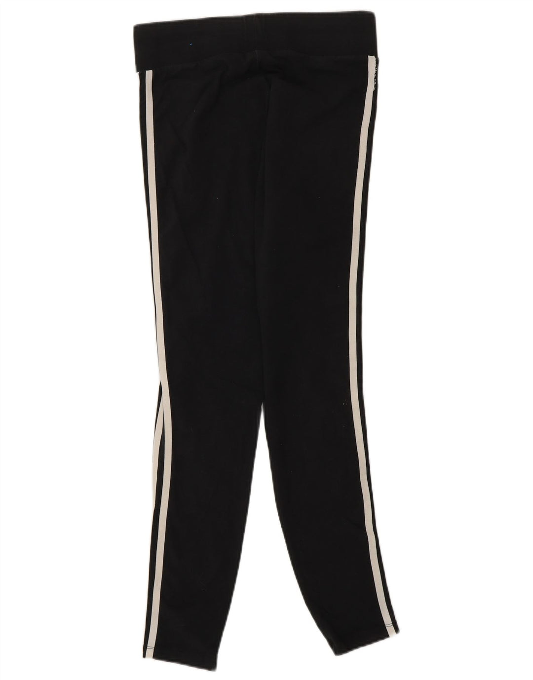 ADIDAS Dame Leggings UK 12 Medium Sort Bomuld