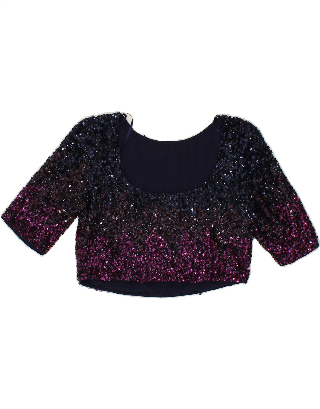 COAST Womens Crop Blouse Top UK 8 Small  Multicoloured Colourblock Vintage Coast and Second-Hand Coast from Messina Hembry 