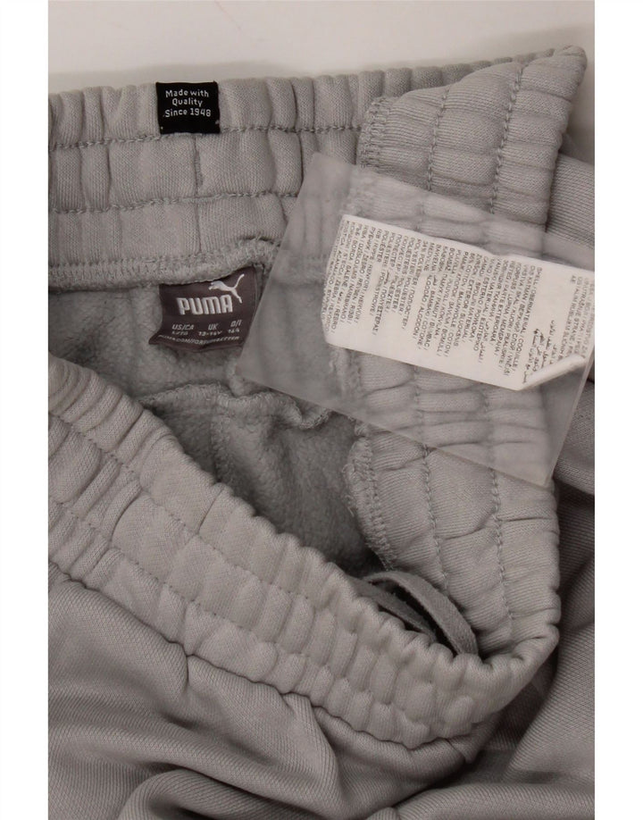 PUMA Træningsdragt til drenge Bukser Joggers 13-14 år Grå bomuld