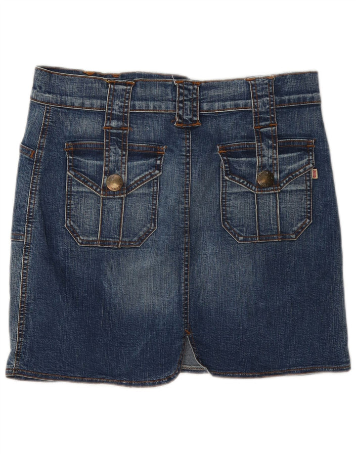 Carrera Dame Mini Denim Nederdel W30 Medium Blue