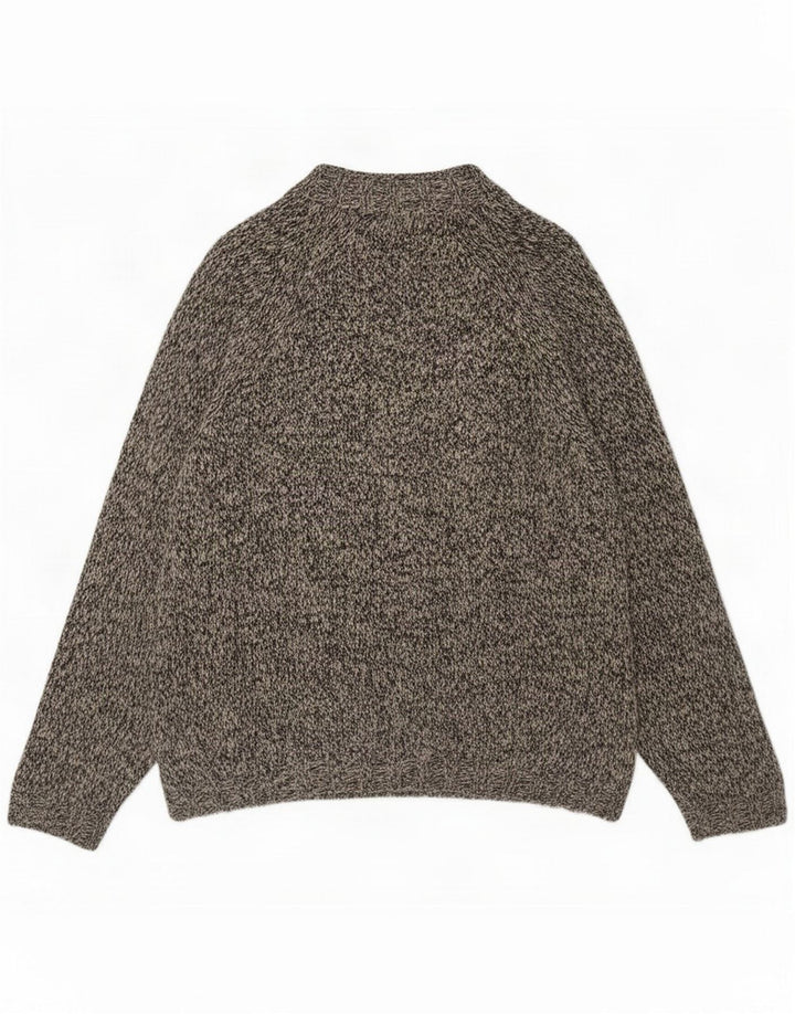 Marks & Spencer Dame Turtle Neck Jumper Sweater UK 16 Large Grey