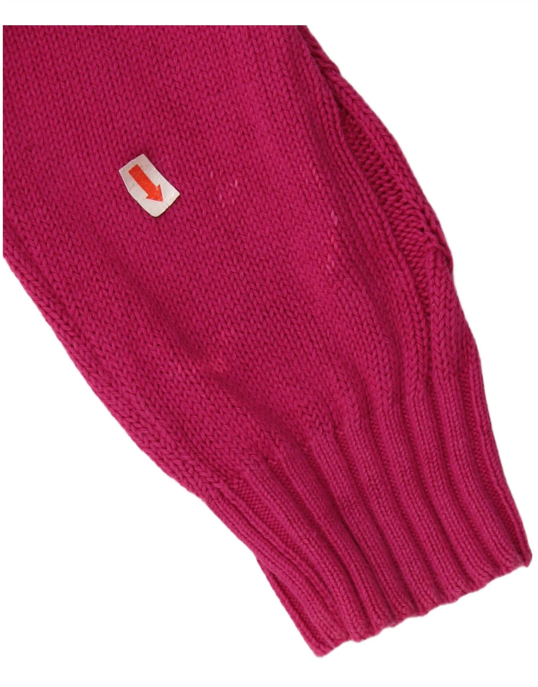COLMAR Womens Crop Oversized Crew Neck sweater UK 10 Small Pink