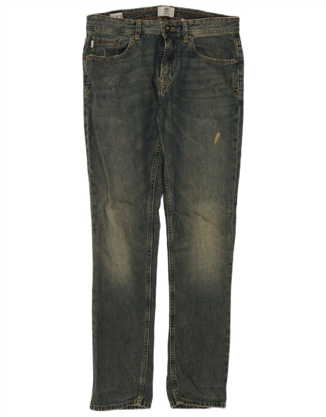 Timberland Mens Slim Jeans W32 L32 Blå Bomuld