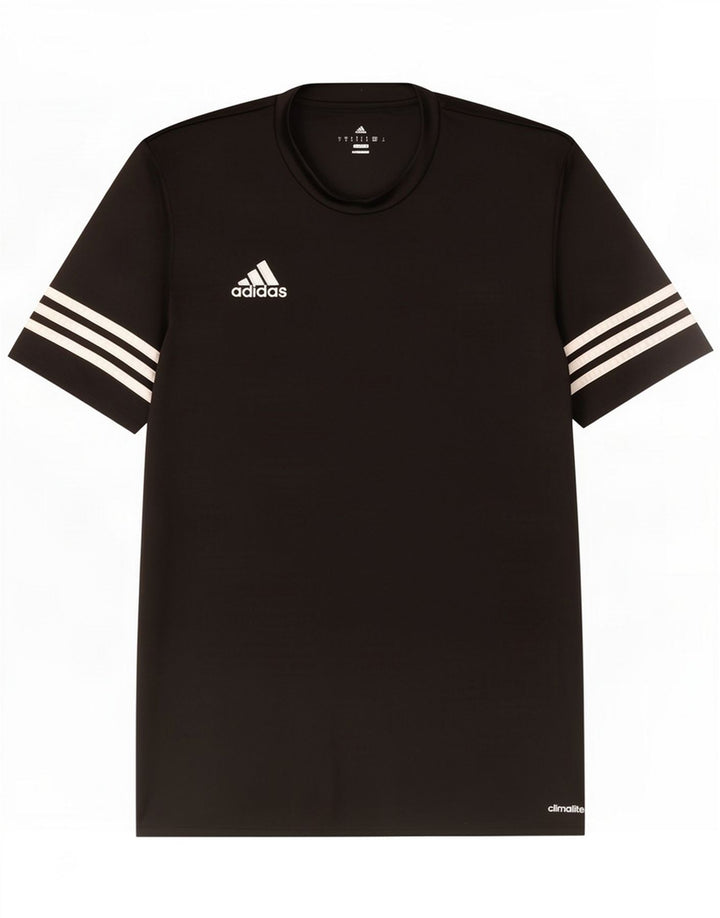 Adidas Herre T-Shirt Top Lille Sort Polyester