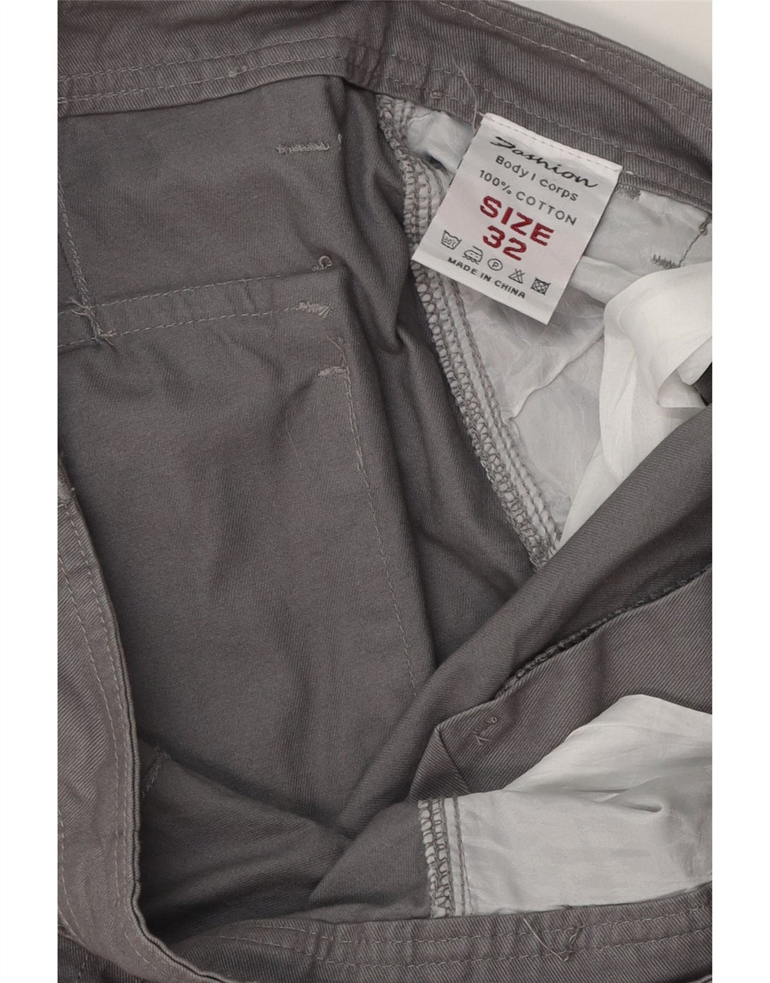Vogue Herre Cargo Shorts W32 mellemgrå bomuld