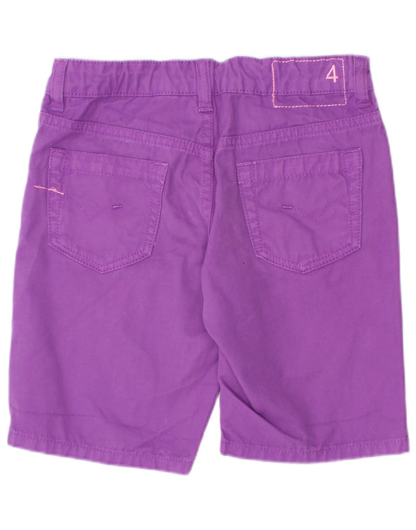 Sun68 Piger Casual Shorts 3-4 år W22 Lilla Bomuld