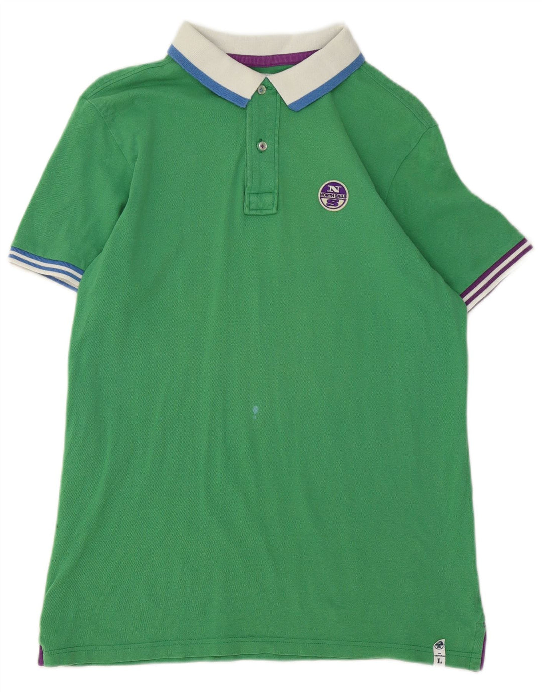 North Sails Herre Rugby Polo Shirt Stor Grøn Stribet