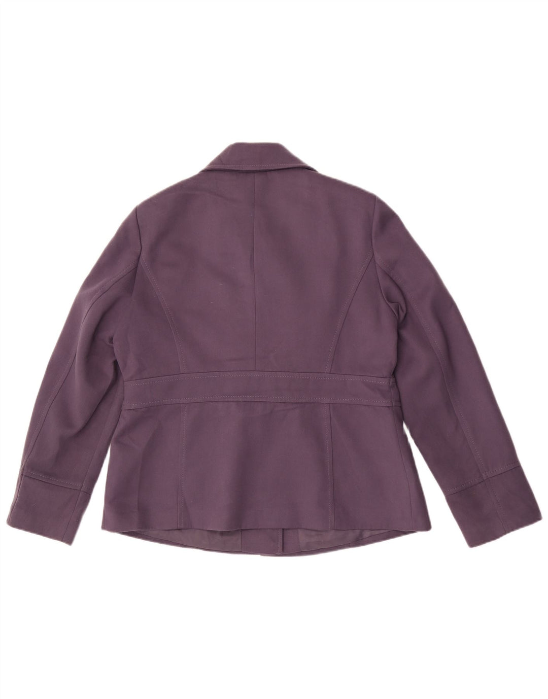Marks & Spencer Dame 4-knaps blazerjakke UK 16 Stor lilla polyester