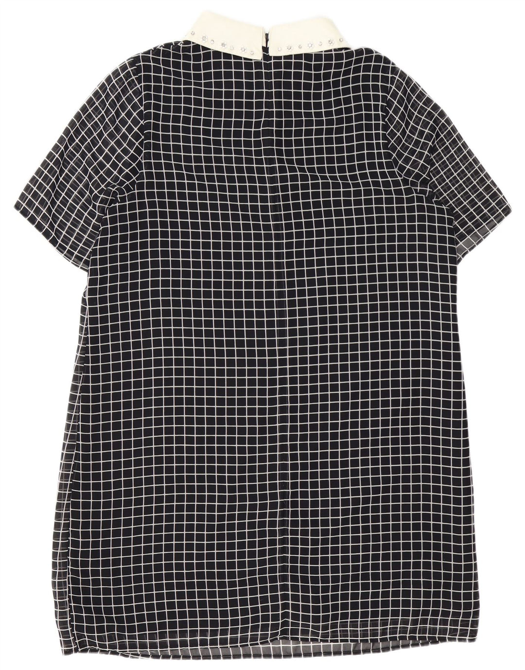 COAST Dame Tunikakjole UK 16 Stor sort ternet polyester