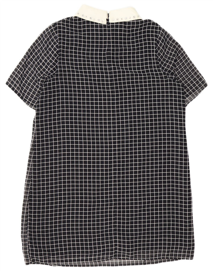 COAST Dame Tunikakjole UK 16 Stor sort ternet polyester