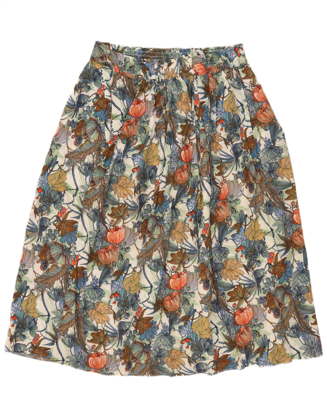 Gerry Weber Womens Flared Skirt EU 42 Large W32 Multicolored Floral