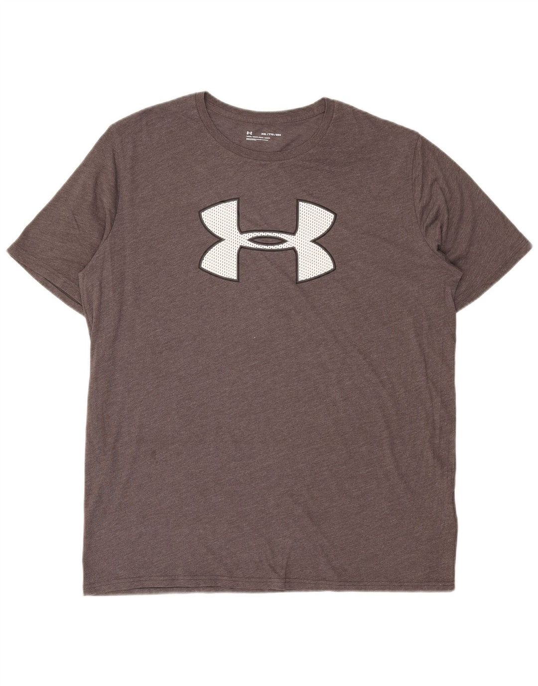 Under Armour Herre Grafisk T-Shirt Top 2XL Grå Bomuld