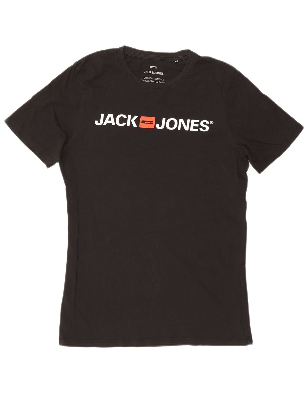 Jack & Jones Herre grafisk T-shirt Top Medium Sort