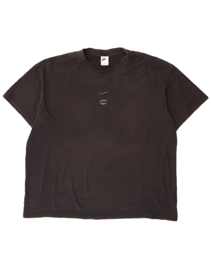 Nike T-shirt top til mænd 2XL sort bomuld