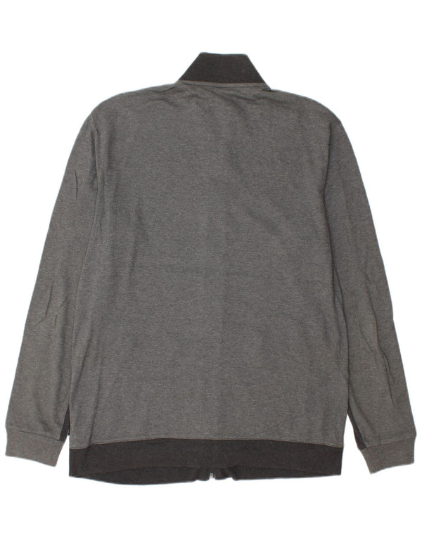 CALVIN KLEIN Herre træningsdragt Topjakke Stor Grå Bomuld