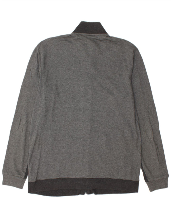 CALVIN KLEIN Herre træningsdragt Topjakke Stor Grå Bomuld