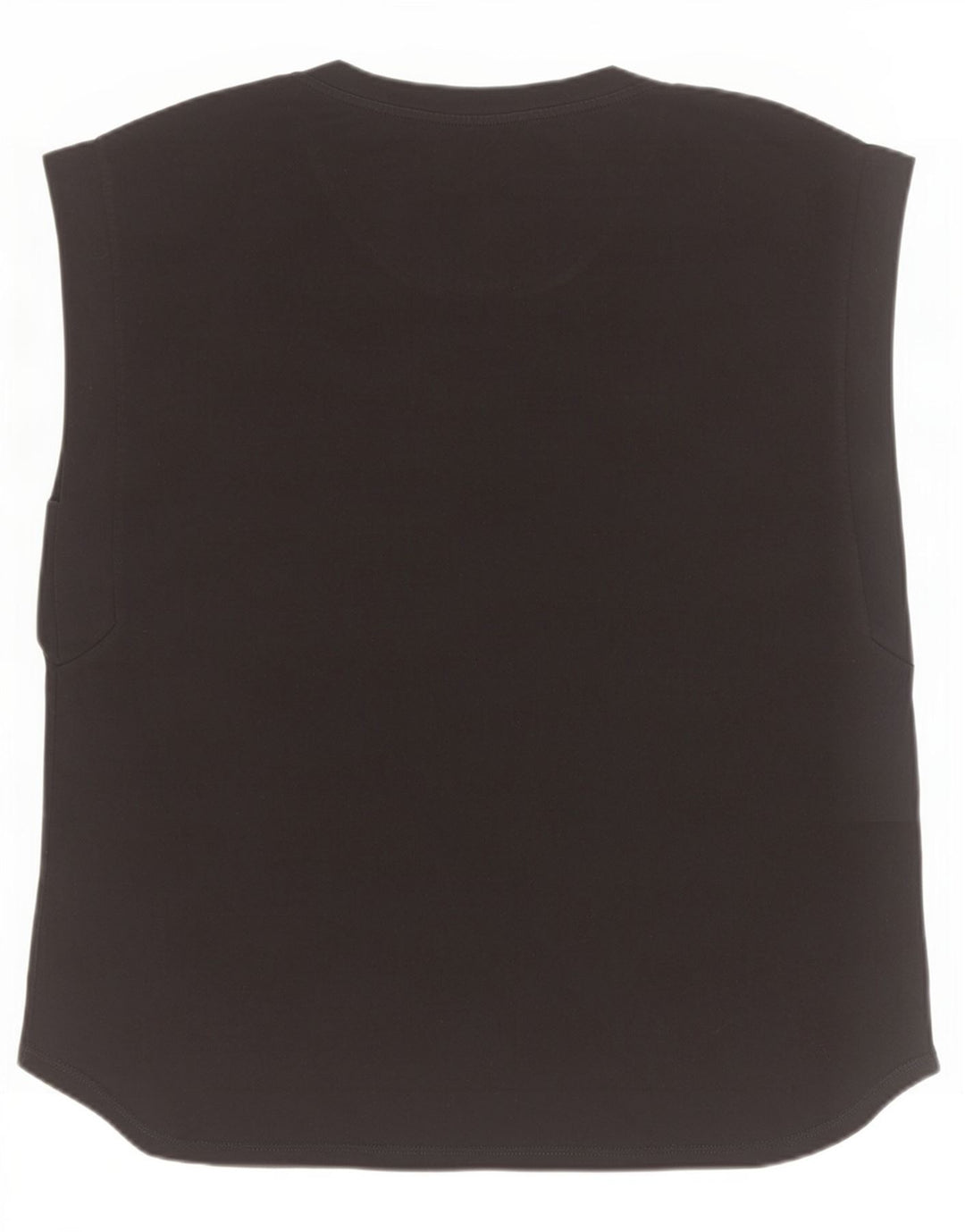 Benetton Damevest Top UK 18 XL Sort Bomuld