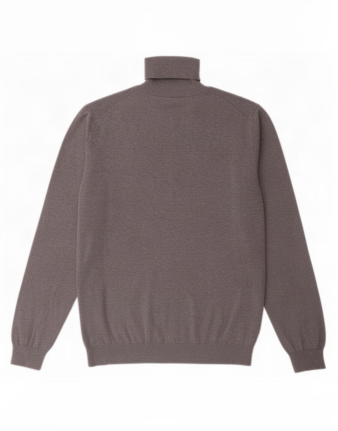 Massimo Dutti Herre Roll Neck Jumper Sweater Stor Grå Bomuld