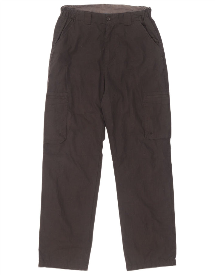 Mountain Warehouse Dame Straight Cargo Bukser W30 L29 Sort Polyester