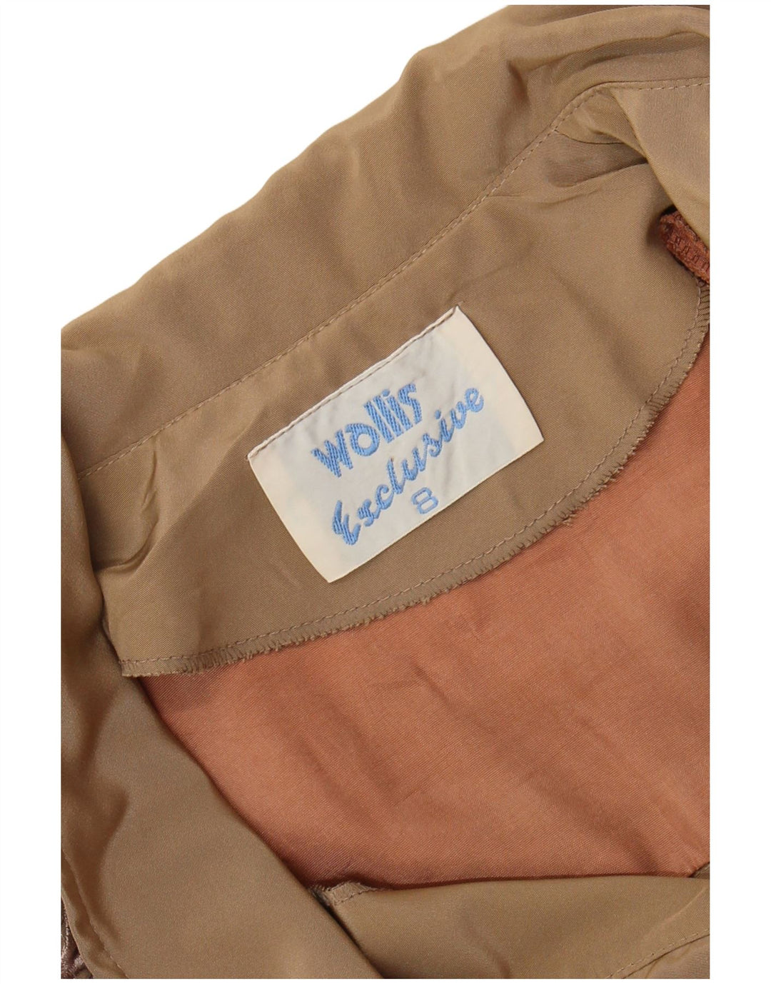 WALLIS Langærmet Maxikjole til kvinder US 8 Medium Beige